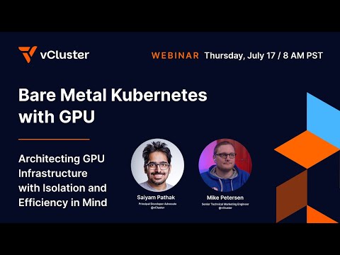 Bare Metal Kubernetes for GPU Workloads