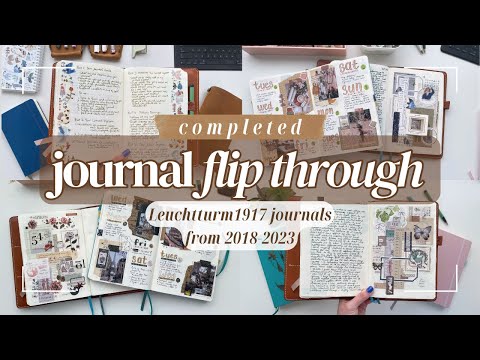 Old Journals Flip Through ⚡️My Journaling Evolution from 2018-2023!