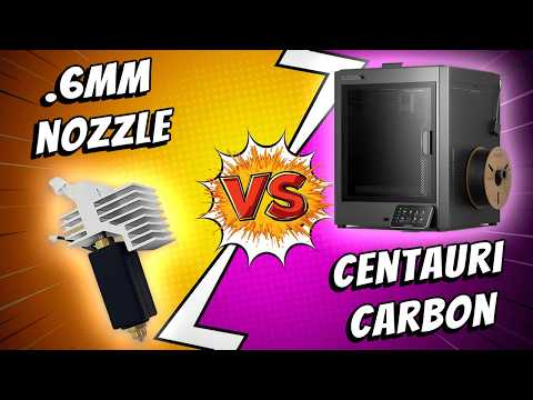 I Made a Huge Mistake With This 0.6mm Nozzle For The Centauri Carbon