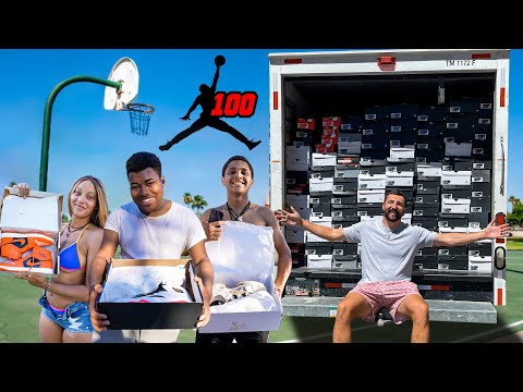 I Bought 100 Pairs Of Jordans, Then Gave Them ALL Away..