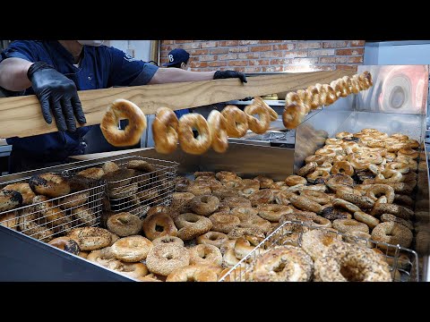 100년 전통! 유대인 전통 방식으로 만드는? 세계 3대 캐나다 베이글 달인 / Montreal Style Bagels / korean street food