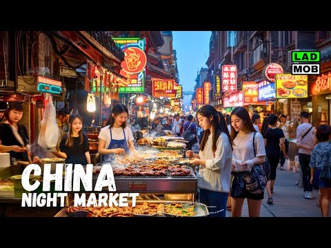 Getting Lost in the Famous Xiโan Night Market | ๐จ๐ณ XiAn China 4K HDR Walking Tour