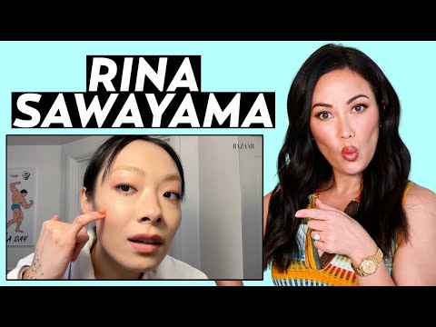 Reacting to John Wick Star Rina Sawayama's Skincare Routine! | Susan Yara