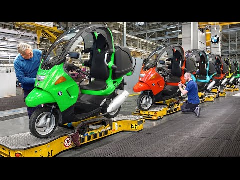 How BMW Built The Super Safe C1 Scooter From Scratch Inside Massive Factory