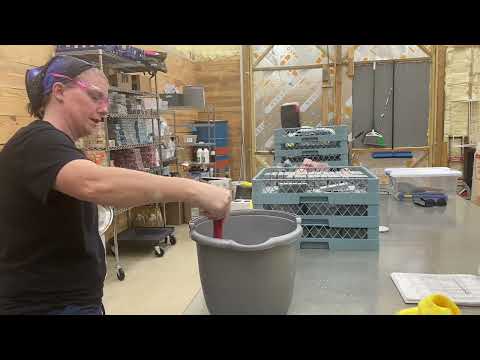 Making 50 lbs of Hot process Soap!