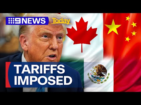 Donald Trump imposes steep tariffs on US trading partners | 9 News Australia