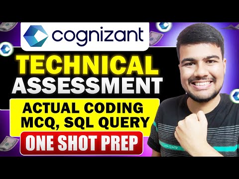 Cognizant Technical Assessment 2024-25 | PYQ Top Questions | Complete Prep