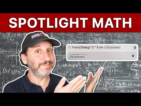 Advanced Math Calculations Using Spotlight