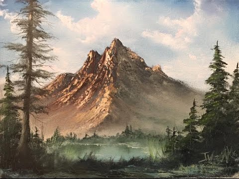 Paintings by Justin - lakeview mountain full painting (unedited)