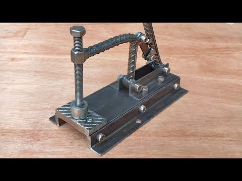 few people know how to make vise from rebar