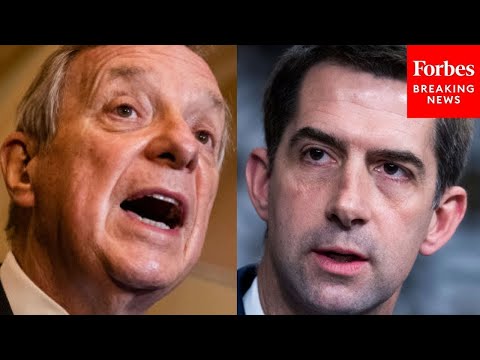 'I'm Having None Of It!': Tom Cotton Clashes With Dick Durbin After GOP Senator Blocks DOJ Nominees