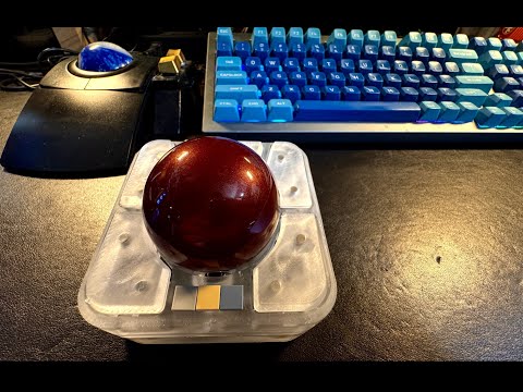 Ploopy Adept AnyBall Project: Translucent 55mm BTU trackball