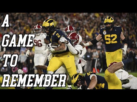 Michigan Beats Alabama in a Rose Bowl Thriller! - A Game to Remember