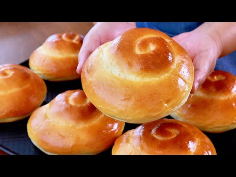 食堂老麵包⁉️20年來一直最受歡迎，通用麵粉做經典麵包，好吃又簡單的家庭自製麵包食譜，新手友好【阿栗食譜483】