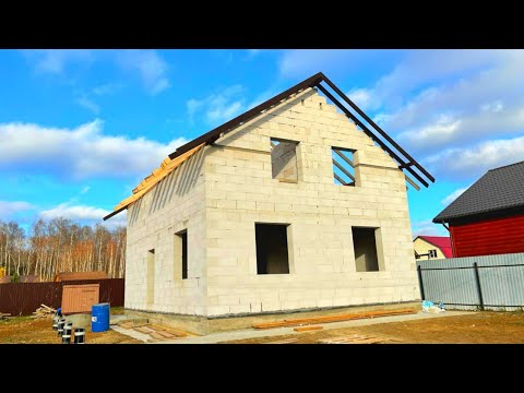 СТРОПИЛЬНАЯ СИСТЕМА ДВУХСКАТНОЙ КРЫШИ / КАК КРЕПИТЬ СТРОПИЛА / ВАРИАНТЫ КРЕПЛЕНИЯ КРЫШИ