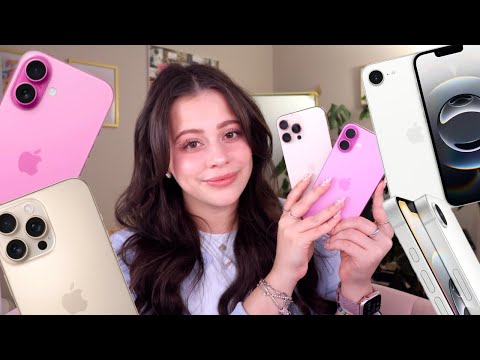 Comparing the iPhone 16 PRO MAX & 16 PLUS + REACTING TO THE iPhone 16e!📱(not professional)