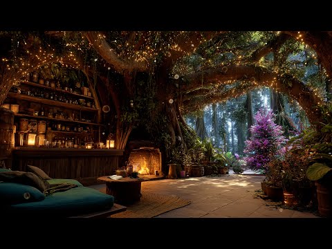 Whimsical Forest Christmas Tree | Relaxing Enhanted Winter Music & Peaceful Nature Ambience