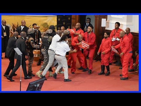 MOMENTS MALEMA WAS THROWN OUT OF PARLIAMENT