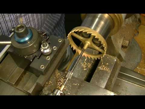The Village Clockmaker. Clock repair tutorial #21. Topping a crown wheel.