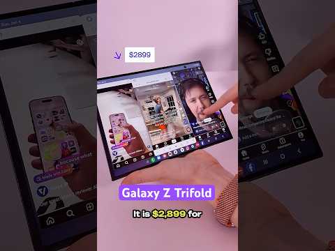 Samsung’s much-anticipated Galaxy Z Trifold is here and the price is steep: $2,899. #Vergecast