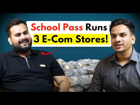 He runs 3 E-commerce stores! Success Story!