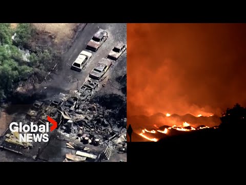 California wildfires: Corral grass fire scorches thousands of acres in San Joaquin Valley