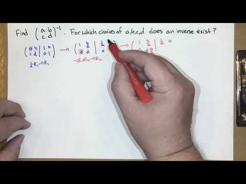 Matrix inverse practice; solving systems (Finite math; Lecture 26; Fall 25)