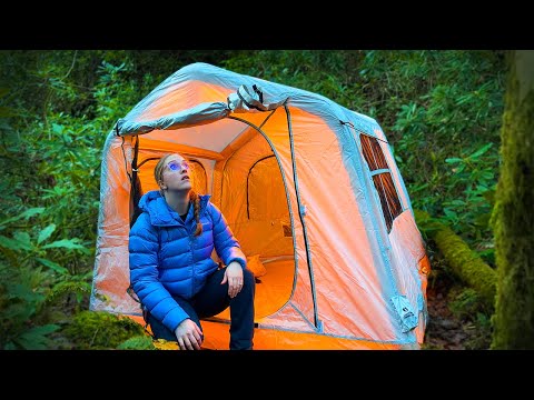 This Inflatable Tent Should NOT Work…