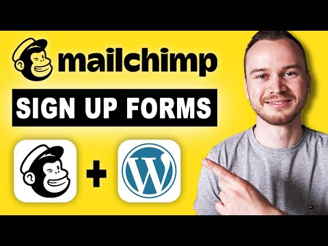 Mailchimp WordPress Sign Up Form Tutorial (WordPress Integration)