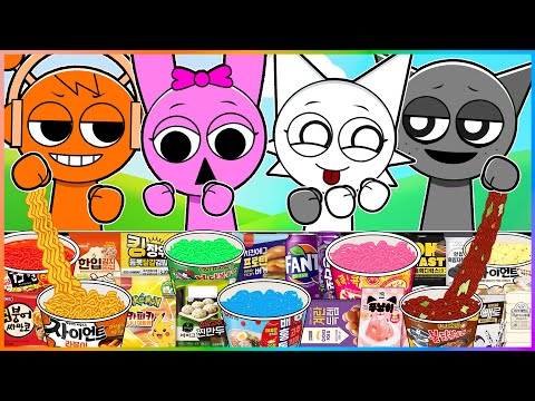 Incredibox Sprunki - COMPLETE EDITION Convenience Store MUKBANG | Animation | ASMR