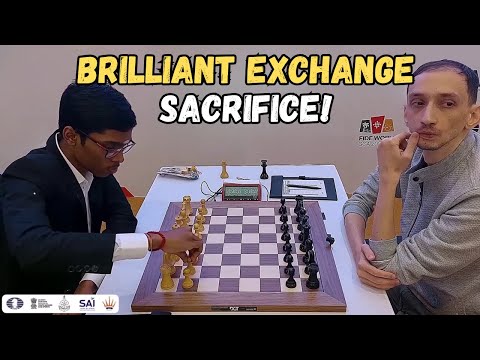 Praggnanandhaa's Brilliant Exchange Sacrifice Stunned His Opponent!