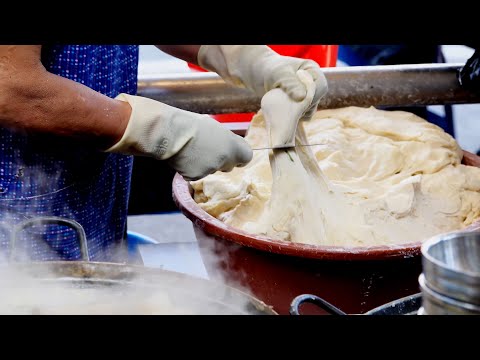 Korean market flour food collection