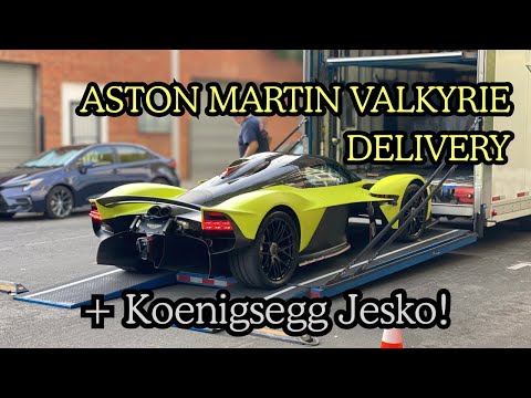 NEW ASTON MARTIN VALKYRIE DELIVERED! (oh, and a Jesko Attack)
