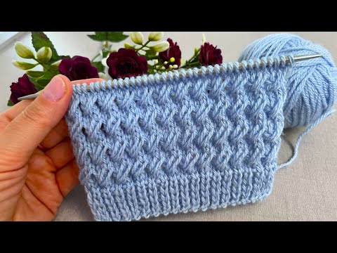 Learn this simple knitting stitch in minutes!