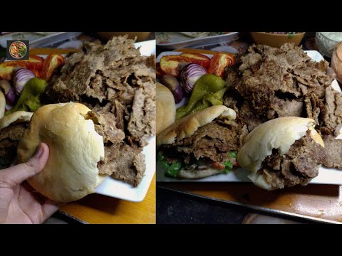 Perfect Homemade Doner Kebab with Fresh Pita Bread | This Homemade Version Is Perfect 😋