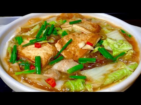 How to make stewed vermicelli with cabbage to taste delicious? It turns out that the trick is here,