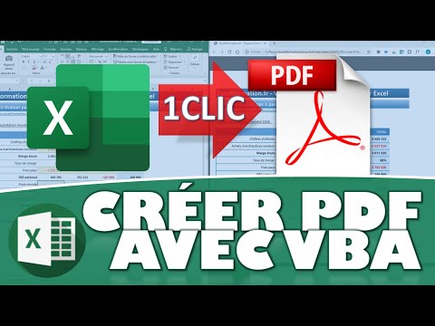 COMMENT TRANSFORMER UNE FEUILLE DE CALCUL EN PDF EN 1 CLIC AVEC VBA SUR EXCEL - excel2pdf