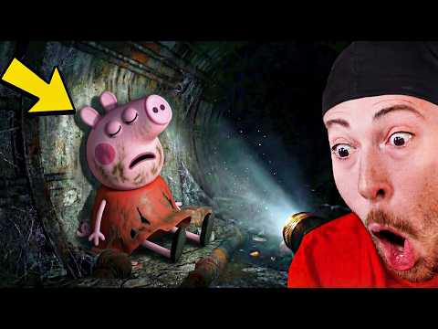WE FOUND Peppa Pig and PJ Mask Characters in an ABANDONED tunnel! (FOUND LOST FOOTAGE)