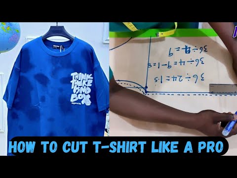 How To Cut T-Shirts Like A PRO! ROUND Neck #howto #tshirt #diy