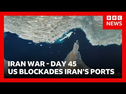 US begins blockade on Iranian ports after peace talks fail | BBC News