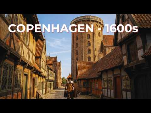 A Walk Through Copenhagen in the 1600s (AI Reconstruction)