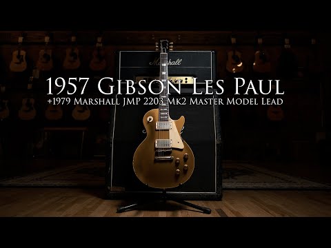 César Díaz’s 1957 Gibson Les Paul Goldtop and 1979 Marshall JMP
