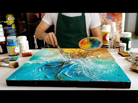 Unlocking TEXTURED Art: Master ABSTRACT ACRYLIC Techniques