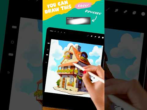 Draw in 3D with me #artwithflo #procreatetutorial