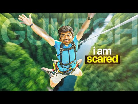 How Gukesh overcame his fear of heights | The Bungee Jumping Vlog