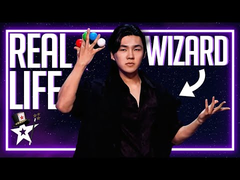 REAL LIFE WIZARD Amazes Judges on Britain's Got Talent!