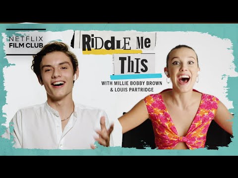 Millie Bobby Brown & Louis Partridge Solve Riddles | ENOLA HOLMES | Netflix