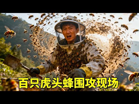 不要命了？小成哥单挑虎头蜂老巢，战况惨烈超乎想象！