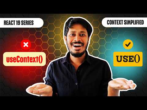 React 19 Context Simplified: use Hook, No More .Provider, Performance Boost! | React 19 features