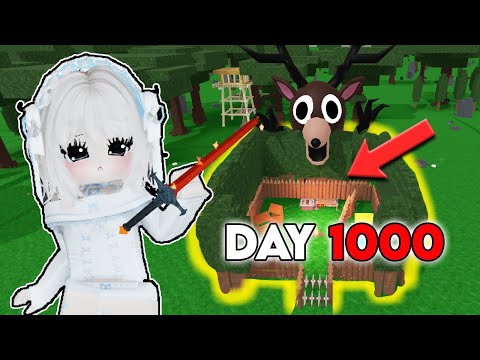 Can I SURVIVE 1,000 Days SOLO in 99 nights in the Forest?